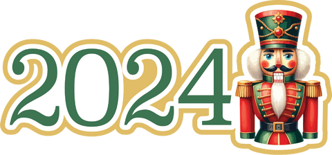 2024 - Nutcracker - Print & Cut Scrapbook Page Title - INSTANT DOWNLOAD