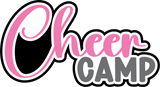 Cheer Camp - Digital Cut File - SVG - INSTANT DOWNLOAD