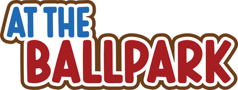 At the Ballpark - Digital Cut File - SVG - INSTANT DOWNLOAD