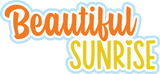 Beautiful Sunrise - Digital Cut File - SVG - INSTANT DOWNLOAD