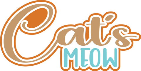 Cat's Meow - Digital Cut File - SVG - INSTANT DOWNLOAD