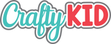 Crafty Kid - Digital Cut File - SVG - INSTANT DOWNLOAD