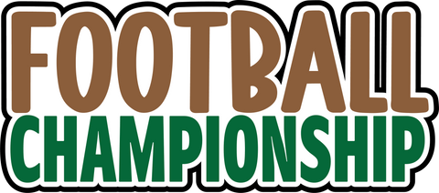 Football Championship - Digital Cut File - SVG - INSTANT DOWNLOAD