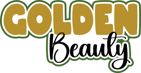 Golden Beauty - Digital Cut File - SVG - INSTANT DOWNLOAD