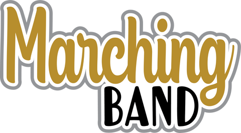 Marching Band - Digital Cut File - SVG - INSTANT DOWNLOAD