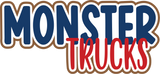 Monster Trucks - Digital Cut File - SVG - INSTANT DOWNLOAD