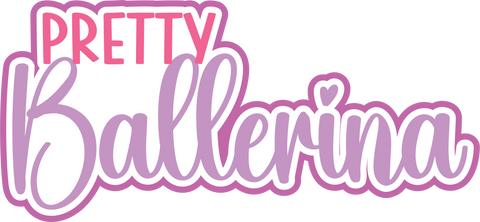 Pretty Ballerina - Digital Cut File - SVG - INSTANT DOWNLOAD