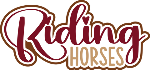 Riding Horses - Digital Cut File - SVG - INSTANT DOWNLOAD