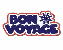 Bon Voyage - Digital Cut File - SVG - INSTANT DOWNLOAD