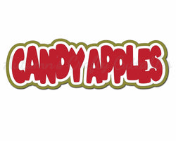 Candy Apples - Digital Cut File - SVG - INSTANT DOWNLOAD