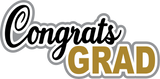 Congrats Grad - Digital Cut File - SVG - INSTANT DOWNLOAD