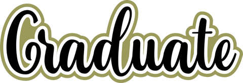 Graduate - Digital Cut File - SVG - INSTANT DOWNLOAD