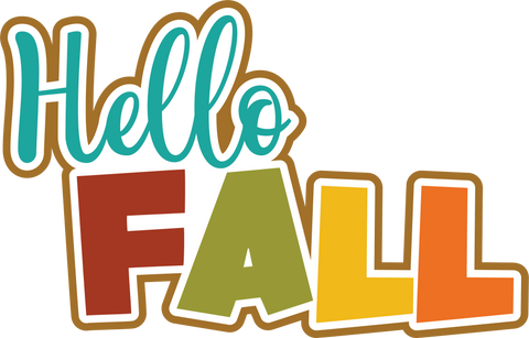 Hello Fall - Digital Cut File - SVG - INSTANT DOWNLOAD