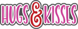 Hugs & Kisses - Digital Cut File - SVG - INSTANT DOWNLOAD