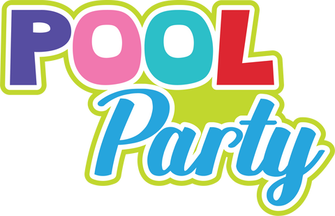 Pool Party - Digital Cut File - SVG - INSTANT DOWNLOAD