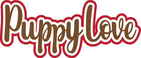 Puppy Love - Digital Cut File - SVG - INSTANT DOWNLOAD