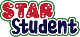 Star Student - Digital Cut File - SVG - INSTANT DOWNLOAD
