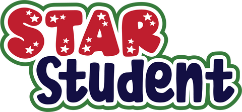 Star Student - Digital Cut File - SVG - INSTANT DOWNLOAD