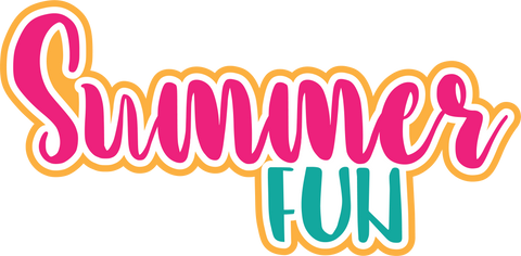 Summer Fun - Digital Cut File - SVG - INSTANT DOWNLOAD