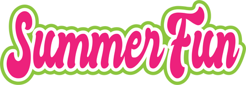 Summer Fun - Digital Cut File - SVG - INSTANT DOWNLOAD