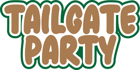 Tailgate Party - Digital Cut File - SVG - INSTANT DOWNLOAD