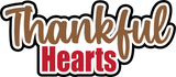 Thankful Hearts - Digital Cut File - SVG - INSTANT DOWNLOAD