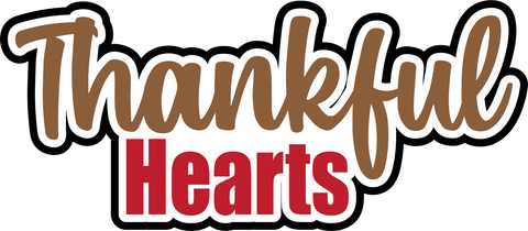 Thankful Hearts - Digital Cut File - SVG - INSTANT DOWNLOAD