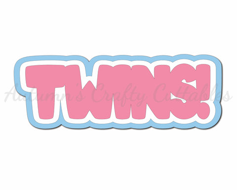 Twins - Digital Cut File - SVG - INSTANT DOWNLOAD