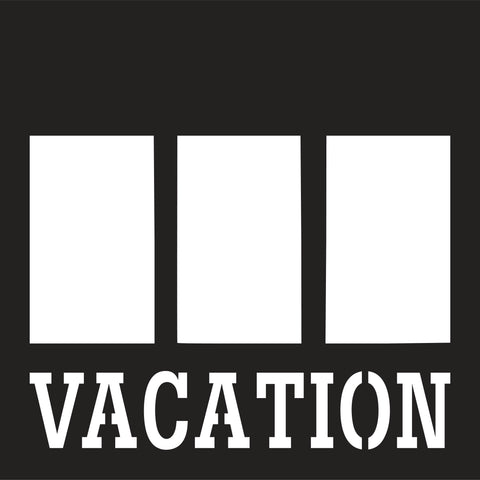 Vacation - 3 Frames - Scrapbook Page Overlay - Digital Cut File - SVG - INSTANT DOWNLOAD