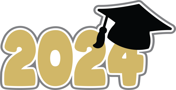 2024 Graduation Cap - Digital Cut File - SVG - INSTANT DOWNLOAD