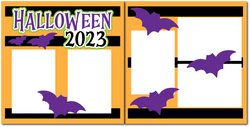Halloween 2023 Scrapbook Page Kit - Digital Cut File - SVG - INSTANT DOWNLOAD