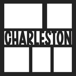 Charleston - 5 Frames - Scrapbook Page Overlay - Digital Cut File - SVG - INSTANT DOWNLOAD