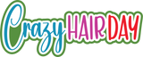 Crazy Hair Day - Digital Cut File - SVG - INSTANT DOWNLOAD