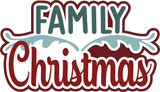 Family Christmas - Digital Cut File - SVG - INSTANT DOWNLOAD