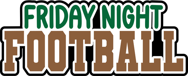 Friday Night Football - Digital Cut File - SVG - INSTANT DOWNLOAD