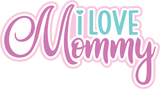 I Love Mommy - Digital Cut File - SVG - INSTANT DOWNLOAD