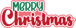 Merry Christmas - Digital Cut File - SVG - INSTANT DOWNLOAD