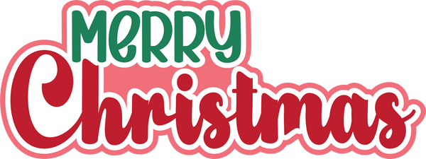 Merry Christmas - Digital Cut File - SVG - INSTANT DOWNLOAD