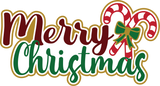 Merry Christmas - Digital Cut File - SVG - INSTANT DOWNLOAD