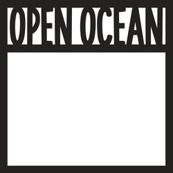Open Ocean - Scrapbook Page Overlay - Digital Cut File - SVG - INSTANT DOWNLOAD