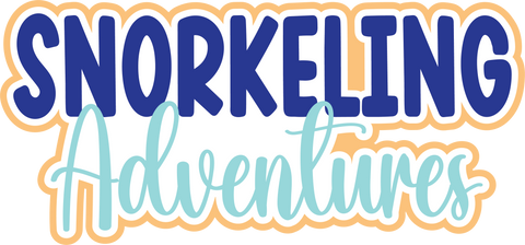 Snorkeling Adventures - Digital Cut File - SVG - INSTANT DOWNLOAD