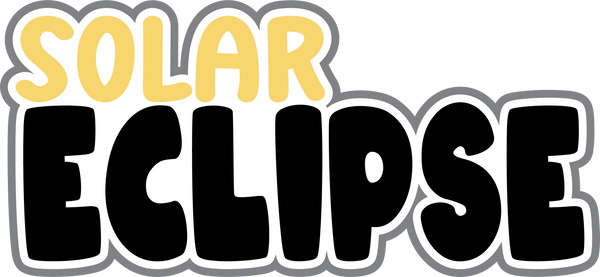Solar Eclipse - Digital Cut File - SVG - INSTANT DOWNLOAD