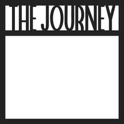 The Journey - Scrapbook Page Overlay - Digital Cut File - SVG - INSTANT DOWNLOAD
