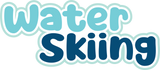 Water Skiing - Digital Cut File - SVG - INSTANT DOWNLOAD