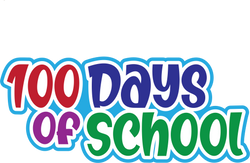 100 Days of School - Digital Cut File - SVG - INSTANT DOWNLOAD