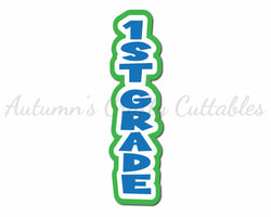 1st Grade - Digital Cut File - SVG - INSTANT DOWNLOAD