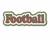 Football - Digital Cut File - SVG - INSTANT DOWNLOAD