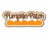 Pumpkin Patch - Digital Cut File - SVG - INSTANT DOWNLOAD