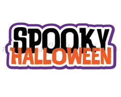 Spooky Halloween - Digital Cut File - SVG - INSTANT DOWNLOAD