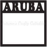 Aruba - Scrapbook Page Overlay - Digital Cut File - SVG - INSTANT DOWNLOAD